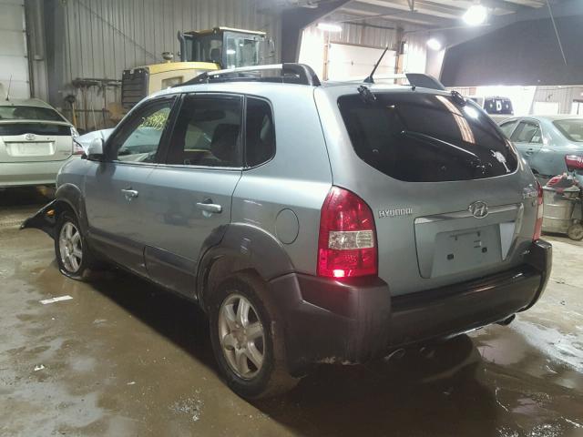 KM8JN72D85U154613 - 2005 HYUNDAI TUCSON GLS GREEN photo 3