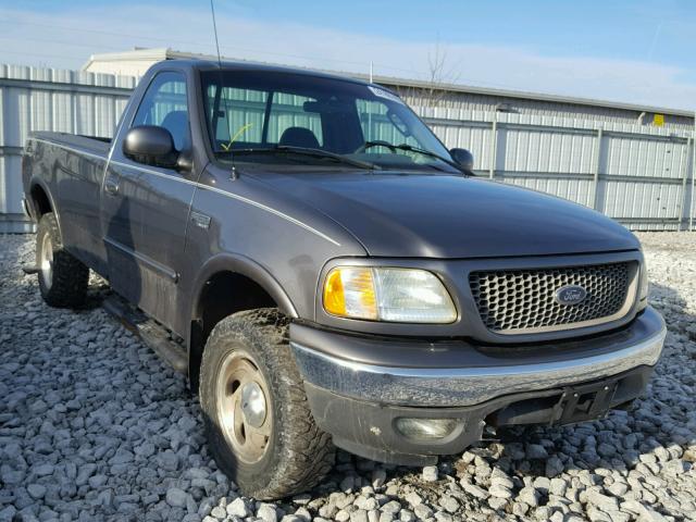 2FTRF18242CA53782 - 2002 FORD F150 GRAY photo 1