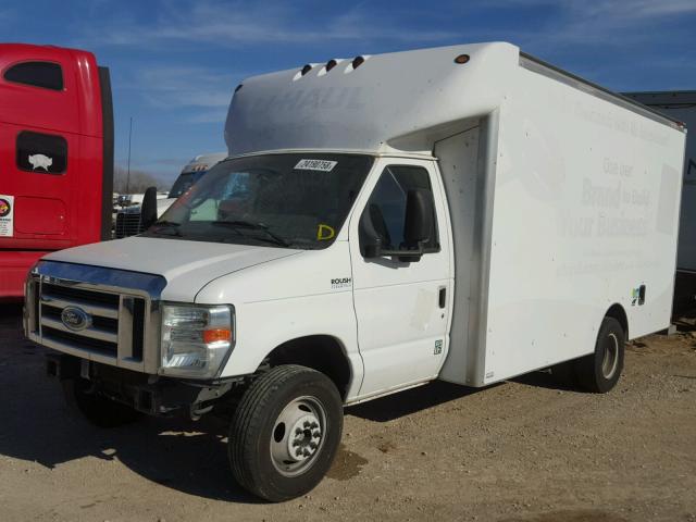 1FDXE4FS2ADA84764 - 2010 FORD ECONOLINE WHITE photo 2