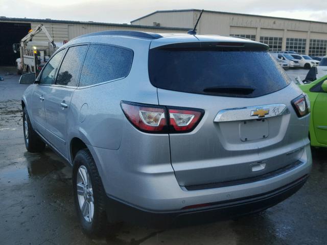 1GNKRGKDXEJ319289 - 2014 CHEVROLET TRAVERSE L SILVER photo 3