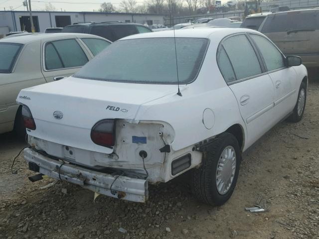 1G1ND52J016223479 - 2001 CHEVROLET MALIBU WHITE photo 4