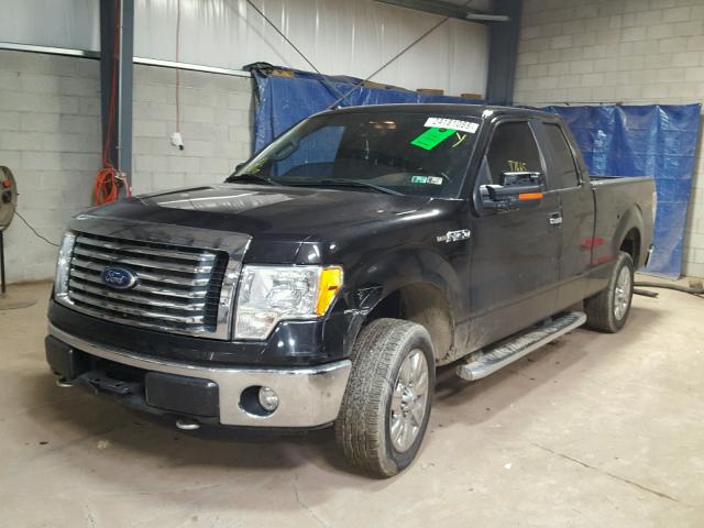 1FTFX1EF7BFB13517 - 2011 FORD F150 SUPER BLACK photo 2