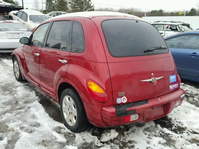 3C4FY58B65T639869 - 2005 CHRYSLER PT CRUISER RED photo 3