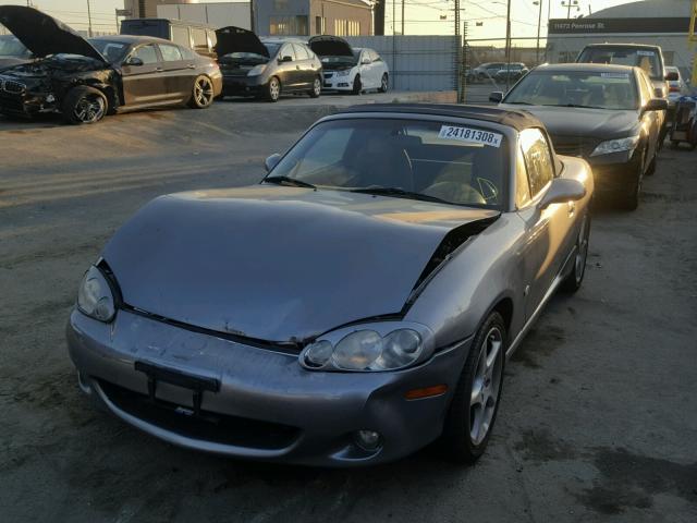 JM1NB353630311280 - 2003 MAZDA MX-5 MIATA SILVER photo 2