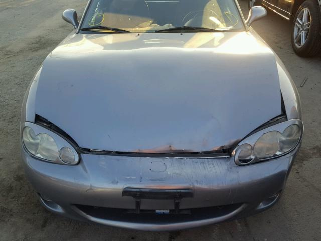 JM1NB353630311280 - 2003 MAZDA MX-5 MIATA SILVER photo 7