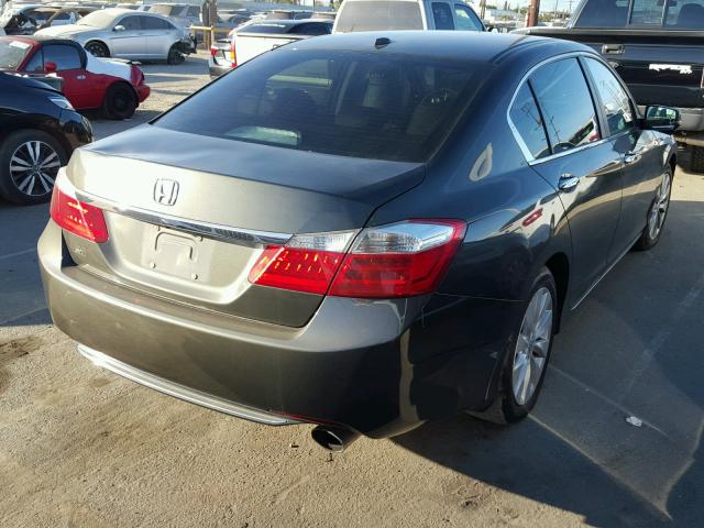 1HGCR2F82DA007089 - 2013 HONDA ACCORD EXL GREEN photo 4