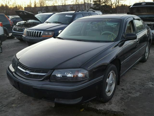 2G1WH55K519239389 - 2001 CHEVROLET IMPALA LS BLACK photo 2