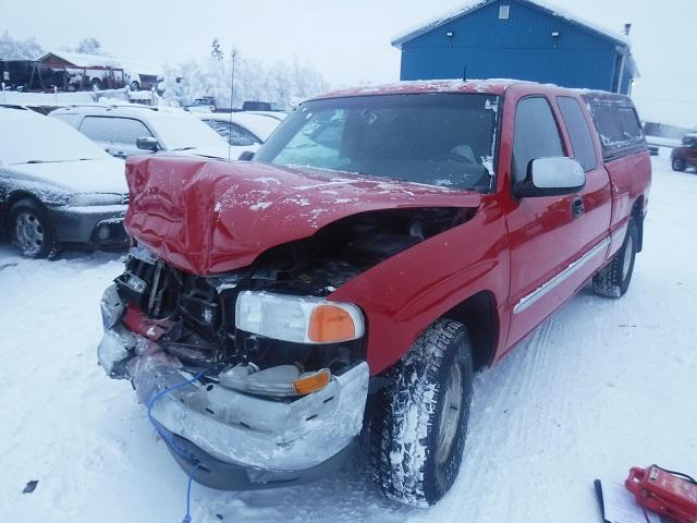 2GTEK19TX11321486 - 2001 GMC NEW SIERRA RED photo 2