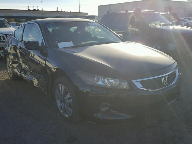 1HGCS11859A010243 - 2009 HONDA ACCORD EXL BLACK photo 1