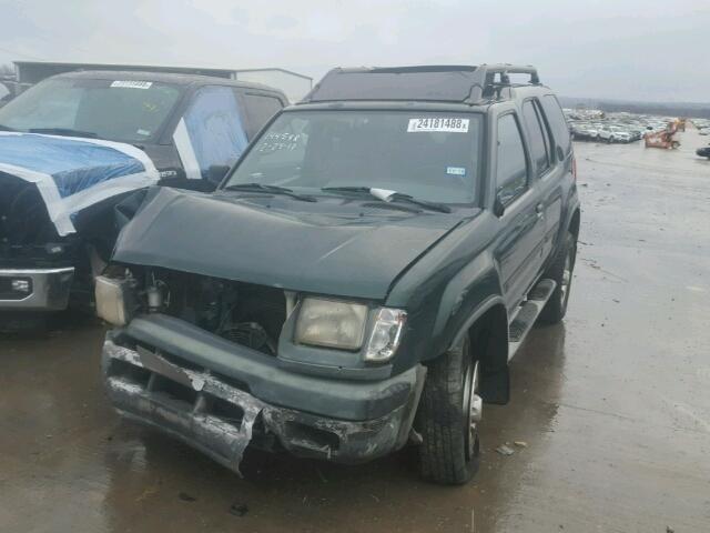 5N1ED28T6YC562866 - 2000 NISSAN XTERRA XE GREEN photo 2