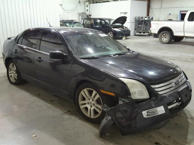 3FAHP08Z18R233582 - 2008 FORD FUSION SEL BLACK photo 1