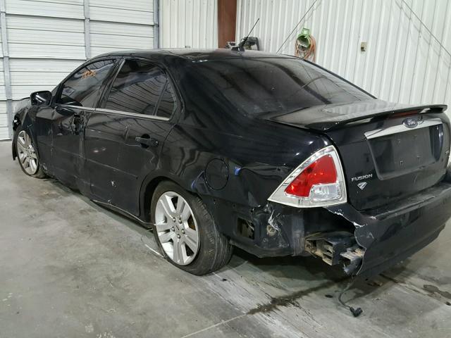 3FAHP08Z18R233582 - 2008 FORD FUSION SEL BLACK photo 9