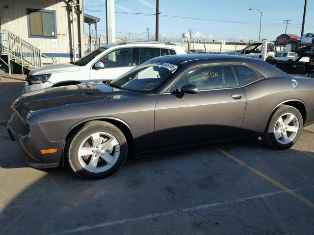 2C3CDYAG1EH195898 - 2014 DODGE CHALLENGER GRAY photo 9