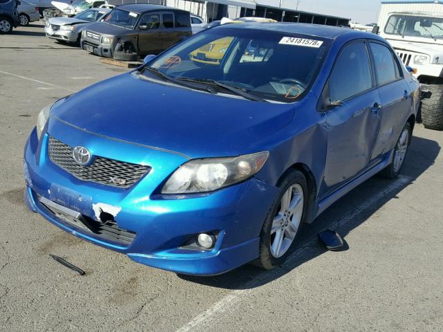 1NXBE40E49Z001795 - 2009 TOYOTA COROLLA XR 蓝色 照片 2