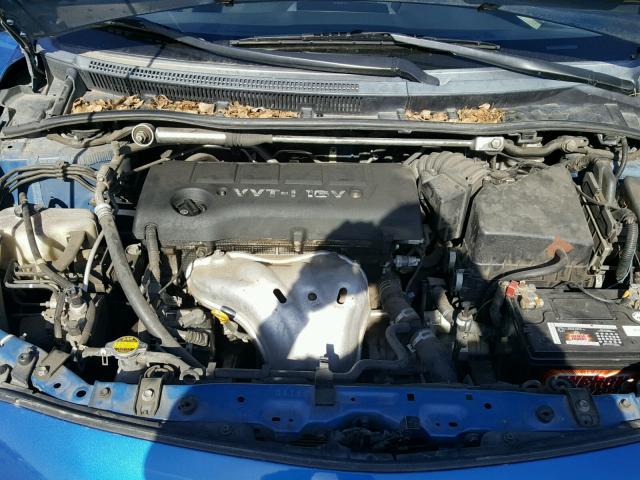 1NXBE40E49Z001795 - 2009 TOYOTA COROLLA XR 蓝色 照片 7