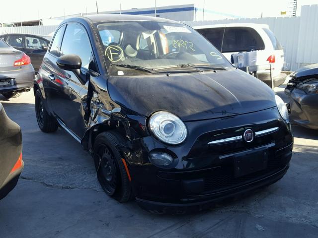 3C3CFFAR9DT754197 - 2013 FIAT 500 POP BLACK photo 1