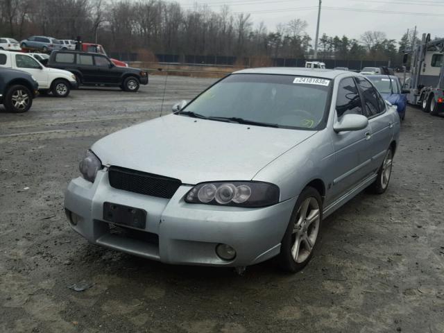 3N1AB51D03L722236 - 2003 NISSAN SENTRA SE- SILVER photo 2