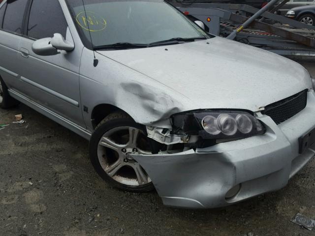 3N1AB51D03L722236 - 2003 NISSAN SENTRA SE- SILVER photo 9