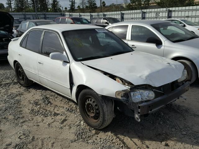 2T1BR12E51C398665 - 2001 TOYOTA COROLLA CE WHITE photo 1