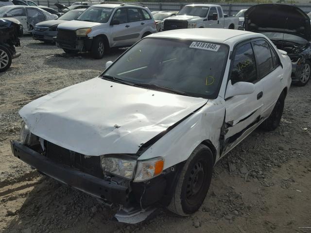 2T1BR12E51C398665 - 2001 TOYOTA COROLLA CE WHITE photo 2