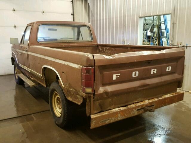 F26EPHA1125 - 1980 FORD F-250 BROWN photo 3