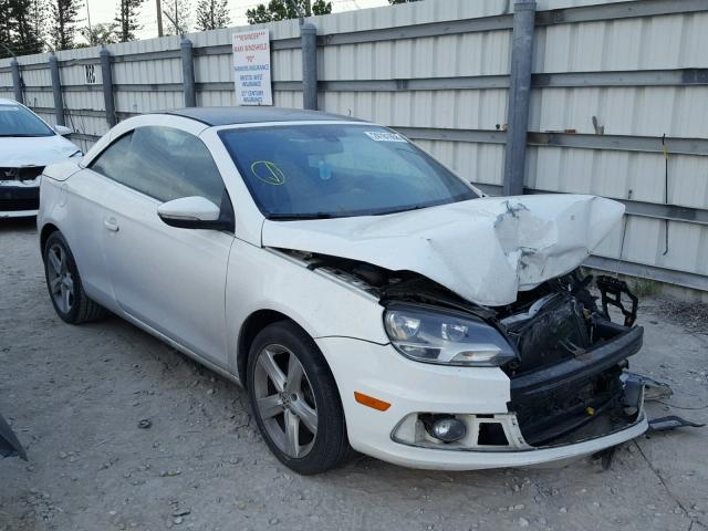 WVWFW7AHXCV021371 - 2012 VOLKSWAGEN EOS LUX Biały zdjęcie 1