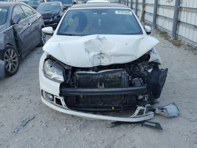 WVWFW7AHXCV021371 - 2012 VOLKSWAGEN EOS LUX Biały zdjęcie 9