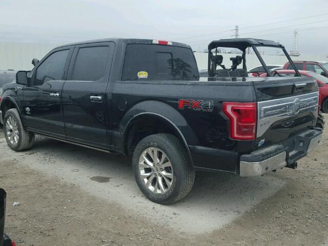 1FTEW1EG3FFB82346 - 2015 FORD F150 SUPER BLACK photo 3