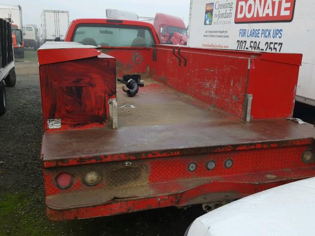 1FDAF56R18EA94678 - 2008 FORD F550 SUPER RED photo 6