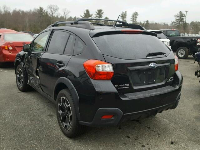 JF2GPAVCXE8281821 - 2014 SUBARU XV CROSSTR BLACK photo 3