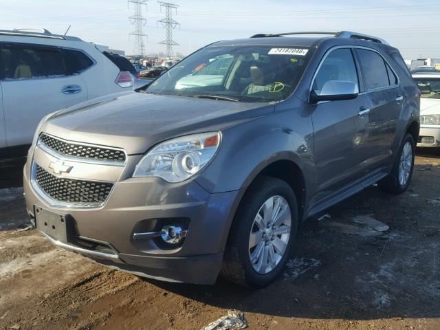 2CNFLGEY9A6336789 - 2010 CHEVROLET EQUINOX LT GRAY photo 2