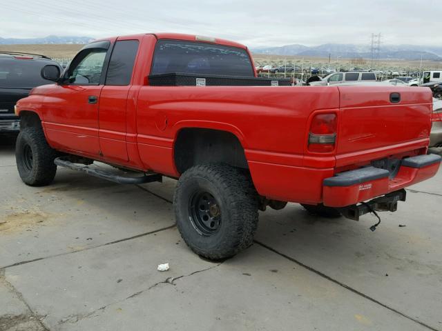 3B7HF13ZX1G226688 - 2001 DODGE RAM 1500 RED photo 3