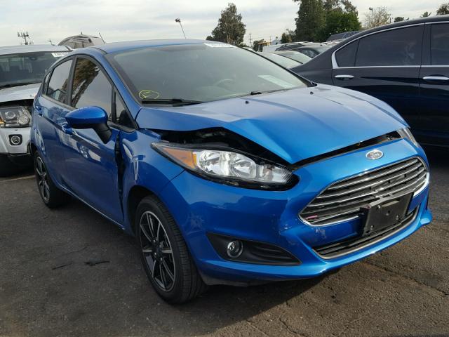 3FADP4EJ8HM122657 - 2017 FORD FIESTA SE BLUE photo 1