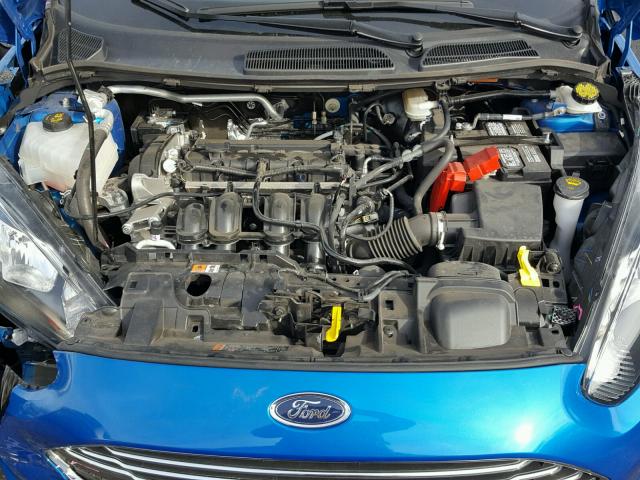 3FADP4EJ8HM122657 - 2017 FORD FIESTA SE BLUE photo 7