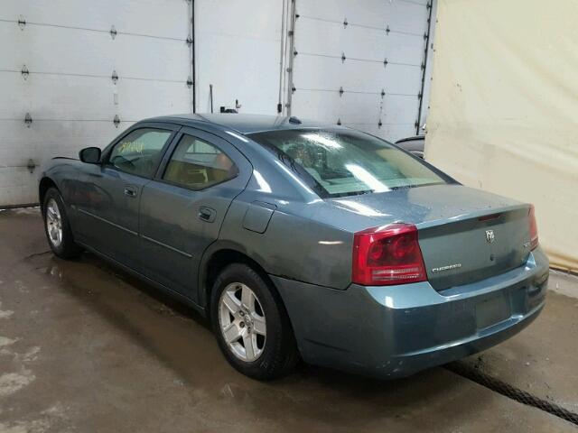 2B3KA43G86H217159 - 2006 DODGE CHARGER SE TEAL photo 3