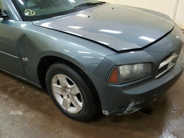 2B3KA43G86H217159 - 2006 DODGE CHARGER SE TEAL photo 9