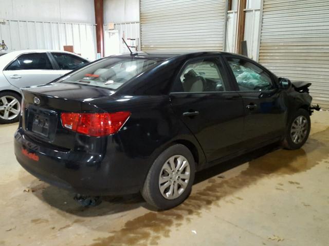 KNAFT4A21B5887684 - 2011 KIA FORTE LX BLACK photo 4