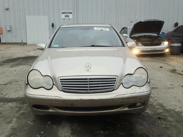 WDBRF81J33F392273 - 2003 MERCEDES-BENZ C 240 4MAT TAN photo 9