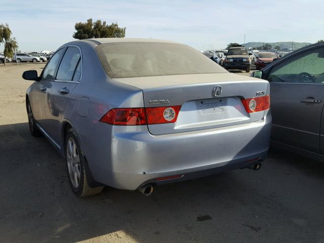 JH4CL96824C028911 - 2004 ACURA TSX BLUE photo 3