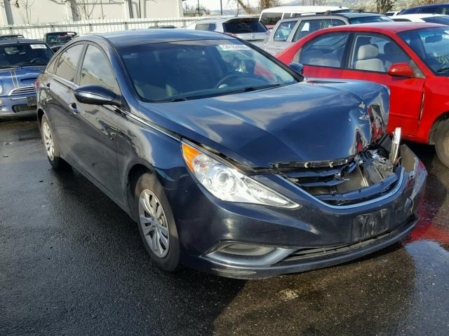 5NPEB4AC1CH378545 - 2012 HYUNDAI SONATA GLS BLUE photo 1