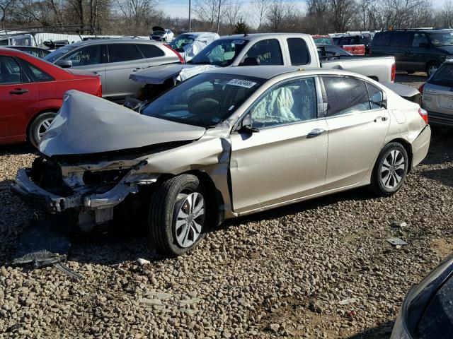 1HGCR2F34EA003051 - 2014 HONDA ACCORD LX GOLD photo 9