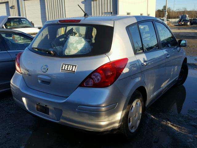 3N1BC13E49L392660 - 2009 NISSAN VERSA S SILVER photo 4