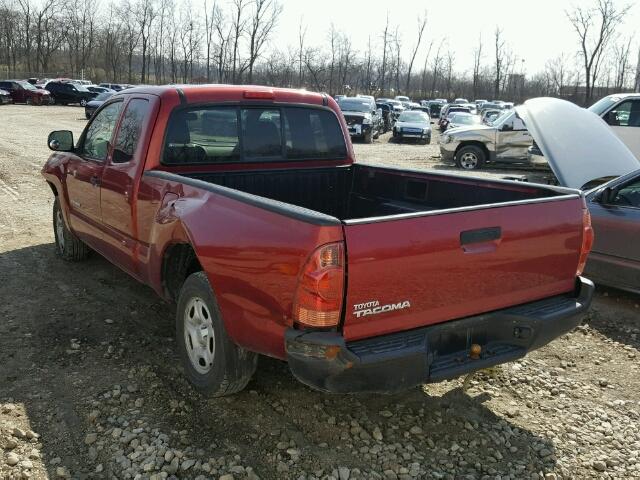 5TETX22N48Z544803 - 2008 TOYOTA TACOMA ACC RED photo 3