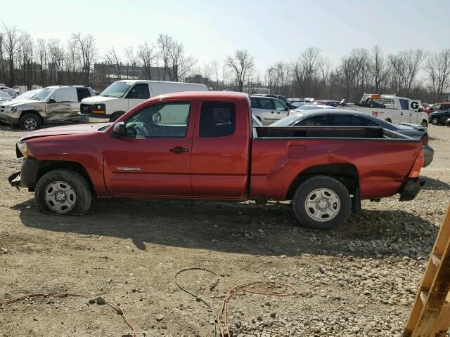 5TETX22N48Z544803 - 2008 TOYOTA TACOMA ACC RED photo 9