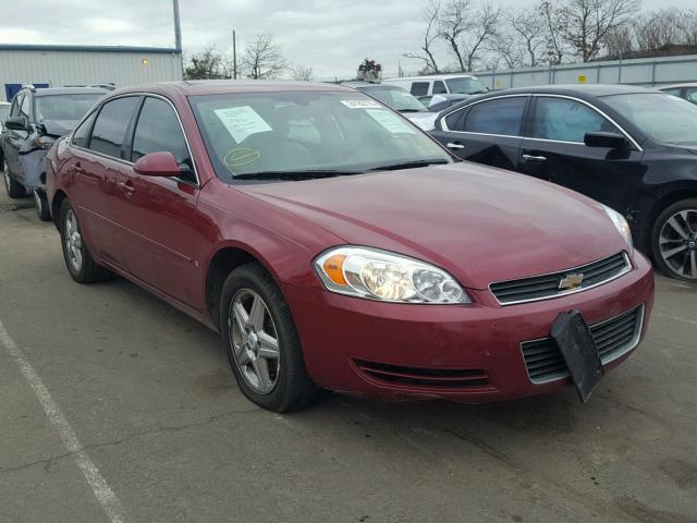 2G1WT58K269180528 - 2006 CHEVROLET IMPALA LT RED photo 1