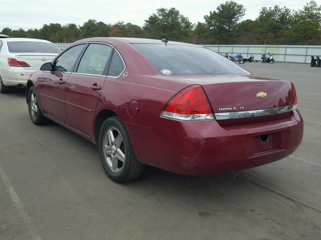 2G1WT58K269180528 - 2006 CHEVROLET IMPALA LT RED photo 3