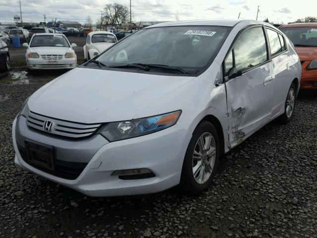 JHMZE2H73AS039627 - 2010 HONDA INSIGHT EX WHITE photo 2