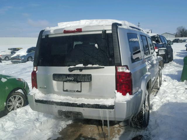 1J8HG48K38C146245 - 2008 JEEP COMMANDER ნაცრისფერი ფოტო 4