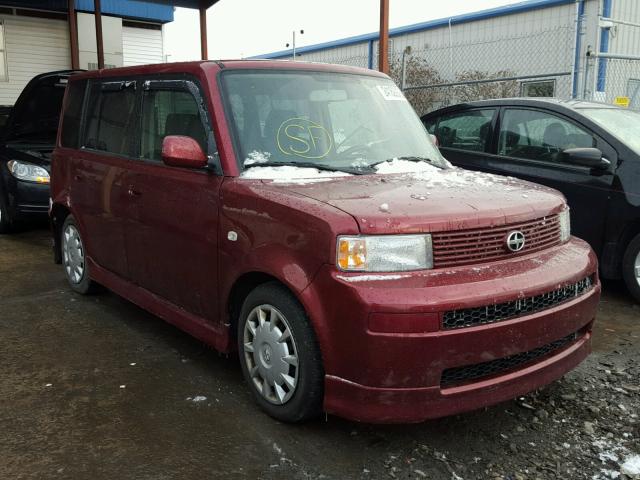 JTLKT324664090391 - 2006 TOYOTA SCION XB MAROON photo 1