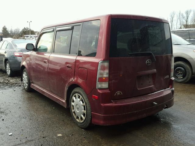 JTLKT324664090391 - 2006 TOYOTA SCION XB 栗色 照片 3